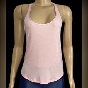 VS Iconic Rib Racerback Tank - NWT - M - Pretty Blossom Pink